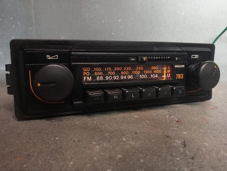 Philips 783 FM Radio Youngtimer Oldtimer, Auto diversen, Autoradio's, Zo goed als nieuw, Ophalen of Verzenden