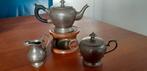 Daalderop tinnen thee/koffie servies voor 1 persoon., Ophalen of Verzenden