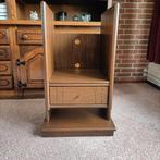 Stereo kastje, Ophalen, Minder dan 50 cm, Gebruikt, Eikenhout