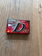 TDK D60 Cassettebandje - Nieuw in Verpakking, Cd's en Dvd's, Cassettebandjes, 1 bandje, Ophalen of Verzenden, Origineel, Pop