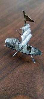 Zilver miniatuur scheepje, Ophalen of Verzenden, Zilver