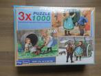 Ot en Sien puzzel 3 in 1 nieuw 3x 1000 stukjes, Ophalen of Verzenden, Nieuw