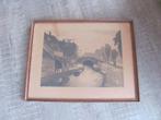 Ype Wenning (1879-1959) - bruggetje in Oudewater, Antiek en Kunst, Ophalen of Verzenden