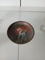 Nederlands fabrikaat geëmailleerd koperen schaaltje., Antiek en Kunst, Ophalen of Verzenden