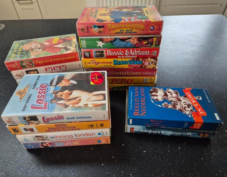 Videobanden kinderen, Cd's en Dvd's, VHS | Kinderen en Jeugd, Gebruikt, Kinderprogramma's en -films, Overige typen, Alle leeftijden