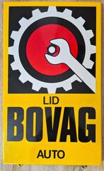 Emaille Muurschil BOVAG Auto Bord, Verzamelen, Ophalen of Verzenden, Gebruikt, Reclamebord