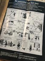 Vintage wandkleed maanden van het jaar., Ophalen of Verzenden, Nieuw