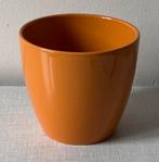 Bloem planten pot West Germany Scheurich okergeel nr. 920/13, Rond, Ophalen of Verzenden, Zo goed als nieuw, Minder dan 25 cm