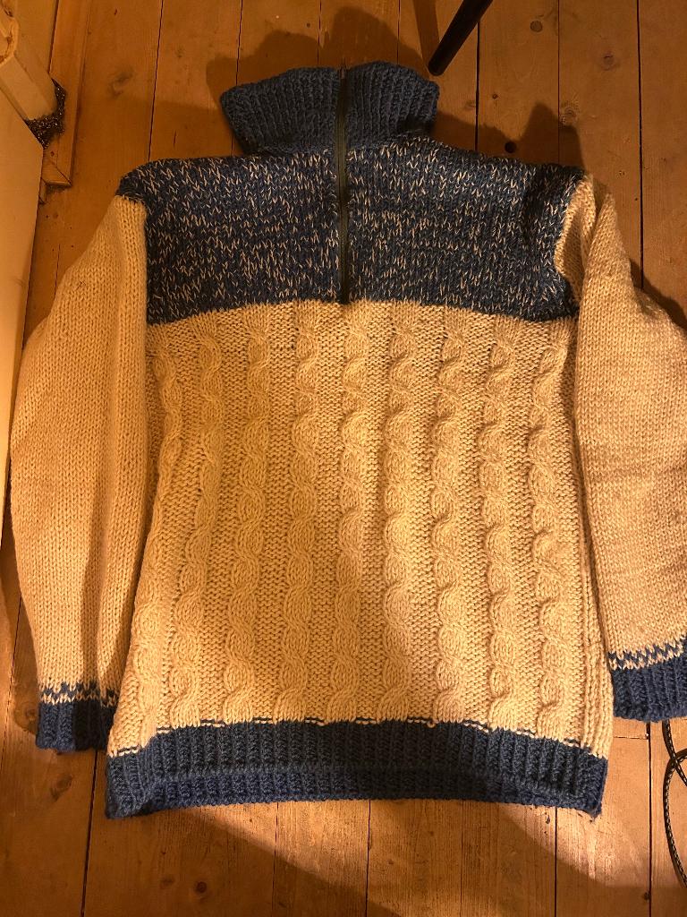 Vintage wollen trui, Ophalen, Zo goed als nieuw, Maat 52/54 (L)