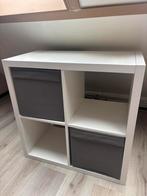 Ikea kallax met opbergbakken, Huis en Inrichting, Ophalen, Zo goed als nieuw, Minder dan 150 cm, Minder dan 100 cm