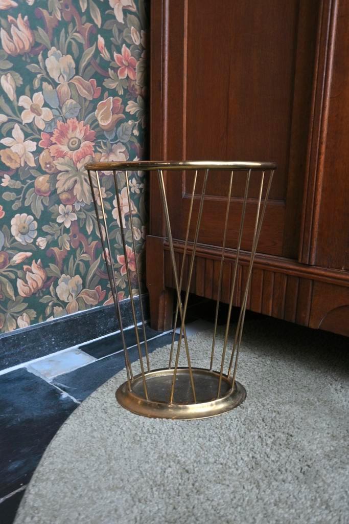 Messing paraplubak uit de jaren 50/60, Huis en Inrichting, Woonaccessoires | Paraplubakken, Zo goed als nieuw, Ophalen of Verzenden