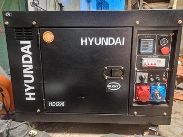 NIEUW - Hyundai HDG96 heavy duty diesel aggregaat beschikbaar voor biedingen