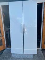 2x witte hoogglans Ikea Pax kast deuren (HXB) 195x50, Ophalen, 200 cm of meer, 50 tot 100 cm, Zo goed als nieuw