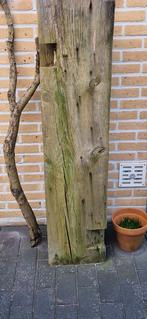 Prachtige oude massieve balk (of meerpaal) (brocante), Ophalen, Gebruikt