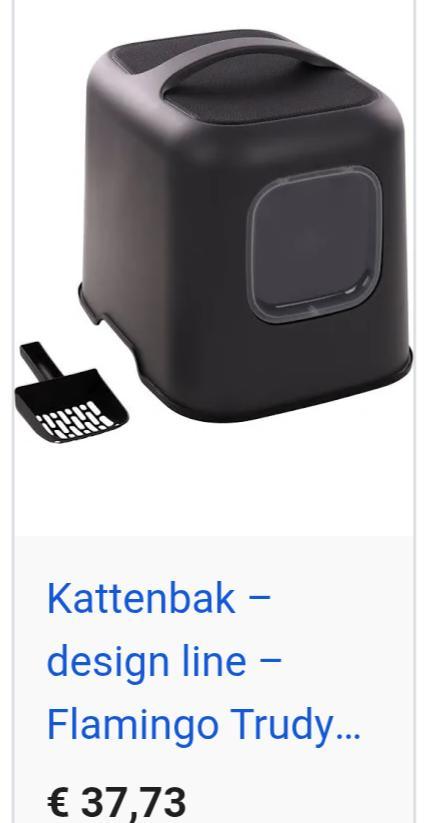 Kattenbak  mooie grote  .. zgan., Dieren en Toebehoren, Kattenbakken, Zo goed als nieuw, Gesloten, Ophalen