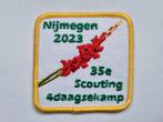 Nijmegen 2023 35e editie scouting vierdaagse kamp 4daagse, Verzamelen, Nieuw, Ophalen of Verzenden, Embleem, Speld of Insigne