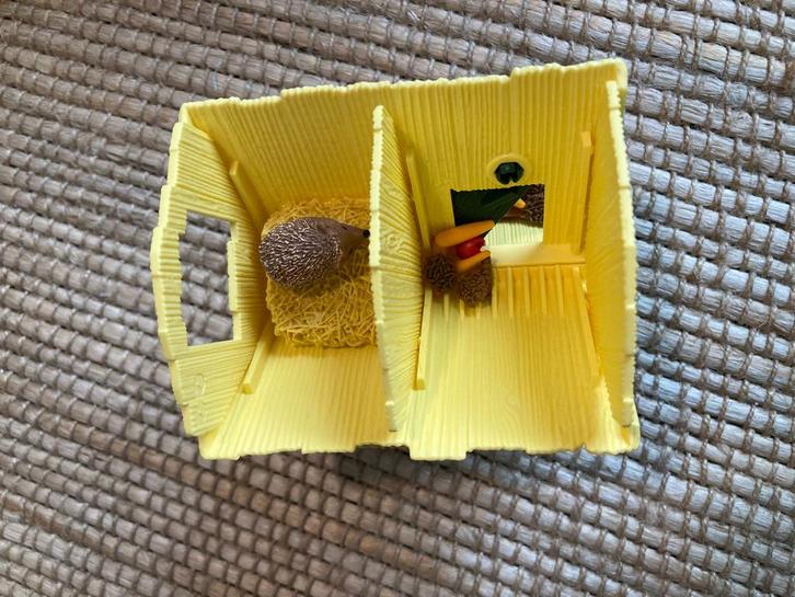 Schleich Herten met Voederhuis, Kinderen en Baby's, Speelgoed | Overig, Gebruikt, Jongen of Meisje, Ophalen of Verzenden