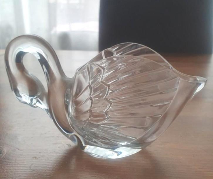 Vintage Kristallen Zwaan, Antiek en Kunst, Antiek | Glas en Kristal, Ophalen of Verzenden