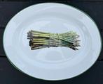 Mooie ovalen asperge schaal / bord, Ophalen of Verzenden, Zo goed als nieuw, Overige stijlen, Bord(en)