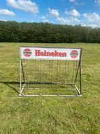 Heineken Fietsenrek – Metalen Fietsenstalling Reclamebord, Ophalen, Gebruikt