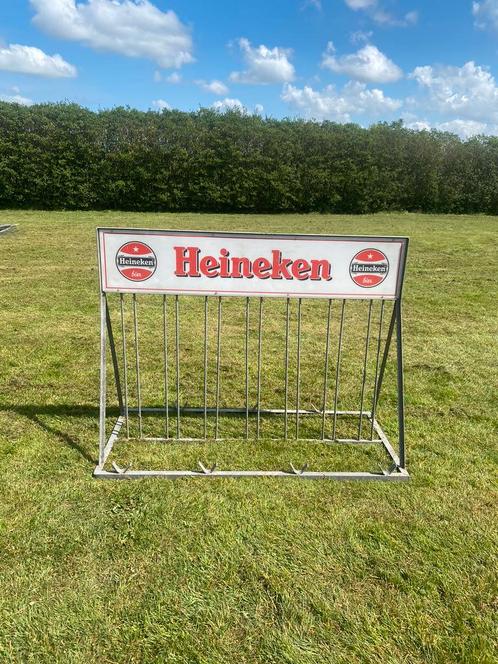 Heineken Fietsenrek – Metalen Fietsenstalling Reclamebord, Fietsen en Brommers, Fietsaccessoires | Fietsenrekken, Gebruikt, Ophalen