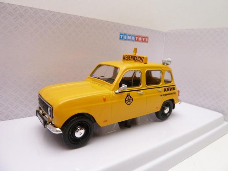 Renault 4  '' ANWB ''  Tematoys '', Hobby en Vrije tijd, Modelauto's | 1:43, Nieuw, Auto, Overige merken, Ophalen of Verzenden