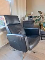 Leren draai lig stoel Hjort Knudsen, Ophalen of Verzenden, 50 tot 75 cm