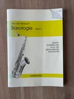 Saxofoon lesboek, saxologie deel 2, Muziek en Instrumenten, Bladmuziek, Ophalen, Overige genres, Zo goed als nieuw, Saxofoon