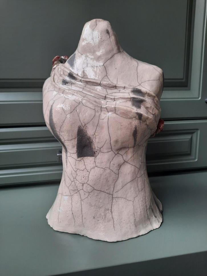 KERAMIEK TORSO VROUW, Antiek en Kunst, Antiek | Keramiek en Aardewerk, Ophalen of Verzenden