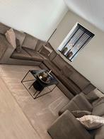 Grote Taupe U-Bank - 260x380x260 cm, Huis en Inrichting, Banken | Bankstellen, 100 tot 125 cm, Hoekbank, 300 cm of meer, Ophalen of Verzenden