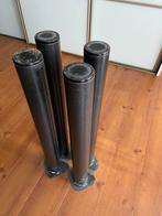 Tafelpoot Set - Zwart/grijs metaal, Ophalen, Tafelpoot, Minder dan 50 cm, Gebruikt