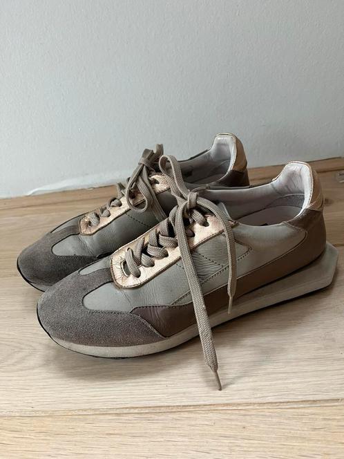 H32 sneakers leer dames mt 41, Kleding | Dames, Schoenen, Gedragen, Sneakers of Gympen, Bruin, Ophalen of Verzenden