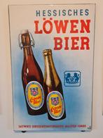 Lowen bier emaille bord, Verzamelen, Ophalen of Verzenden, Zo goed als nieuw, Reclamebord