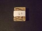 Nederland gebruikt nr 61 in bundeltje bontkraag, Postzegels en Munten, Postzegels | Nederland, Verzenden, T/m 1940, Gestempeld