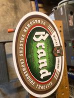 Reclame plaat brand bier, Ophalen, Zo goed als nieuw, Reclamebord, Plaat of Schild, Brand