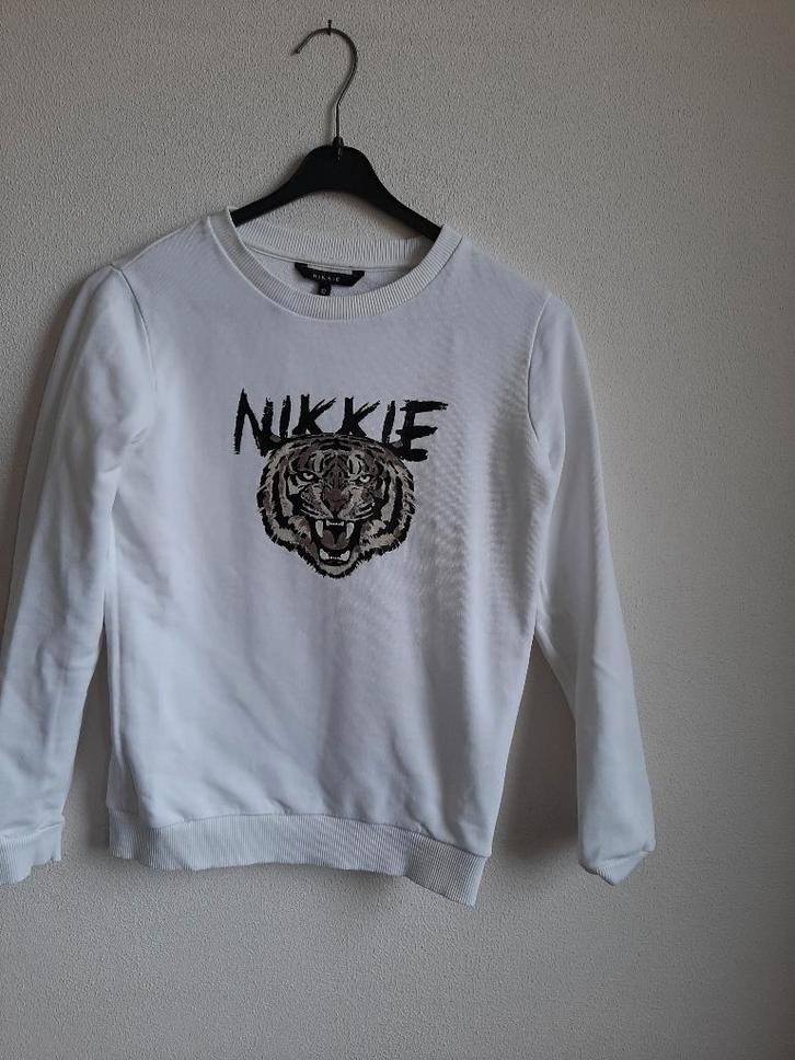 Nikkie trui kleur wit maat 32., Kleding | Dames, Truien en Vesten, Zo goed als nieuw, Maat 34 (XS) of kleiner, Wit, Ophalen of Verzenden