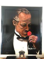 Marlon Brando , geschilderd door , Marieke v/dPol., Ophalen of Verzenden