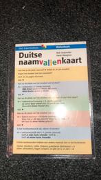 Duitse naamvallen kaart; Henk Magnus, Diversen, Schoolbenodigdheden, Ophalen of Verzenden, Nieuw