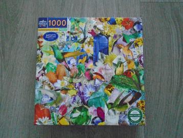 Eeboo puzzel: Hummingbirds & gems 1000 stukjes (NIEUW) beschikbaar voor biedingen