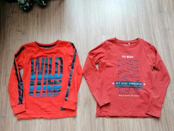 Leuke shirts met lange mauw mt 122