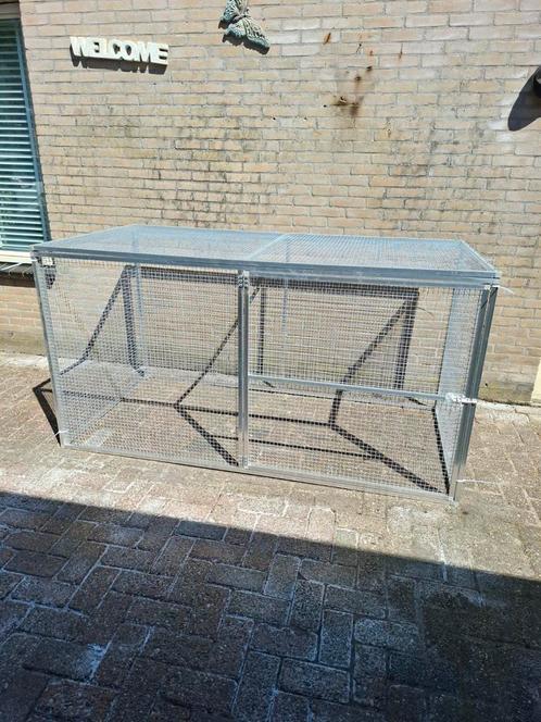 Aluminium buitenren, Dieren en Toebehoren, Knaagdieren en Konijnen | Hokken en Kooien, Ren, 90 cm of meer, 110 cm of meer, Ophalen