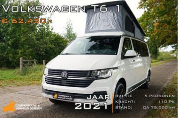 Volkswagen T6.1 euro 6 LWB 5-persoons Camper bj 2021 beschikbaar voor biedingen