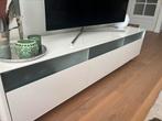 Tv meubel wit, Ophalen, 150 tot 200 cm, Zo goed als nieuw, Minder dan 100 cm