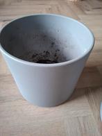 Set van 3 grijze bloempotten - Diameter 33, 28, 23 cm, Tuin en Terras, Bloempotten, 25 tot 40 cm, Gebruikt, Rond, Binnen