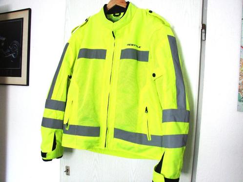 Motorjas,Restyle,Politie,Look,Fluor,Geel,3XL, Motoren, Kleding | Motorkleding, Jas | textiel, Dames, Heren, Nieuw zonder kaartje