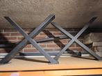 Twee X-poten voor salon tafel, Ophalen, 50 tot 100 cm, 50 tot 100 cm, Zo goed als nieuw