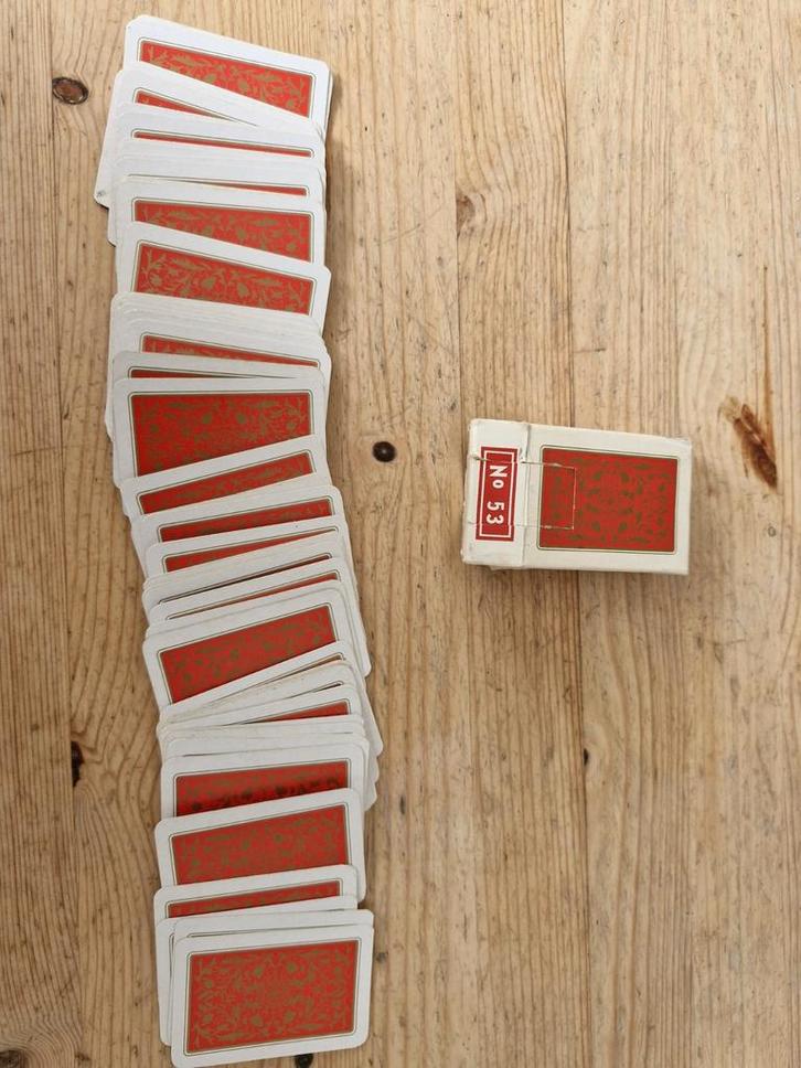 Speelkaarten - Patience No. 53 Voor verzamelaar., Hobby en Vrije tijd, Gezelschapsspellen | Kaartspellen, Gebruikt, Ophalen of Verzenden