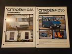 26 Leaflets Citroën C35 / C35L 1976 - 1082, Ophalen of Verzenden, Zo goed als nieuw, Citroën