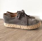 Shabbies Amsterdam Grijze suede Espadrilles - Maat 40, Kleding | Dames, Schoenen, Ophalen of Verzenden, Zo goed als nieuw, Grijs