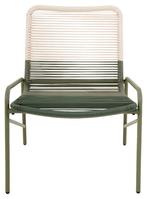 NIEUWE Karwei tuinstoel Ella groen wicker, Tuin en Terras, Tuinstoelen, Ophalen of Verzenden, Nieuw, Kunststof, Stapelbaar